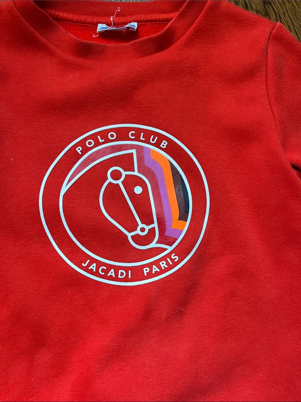 Jacadi Red Kids Crewneck Sweatshirt